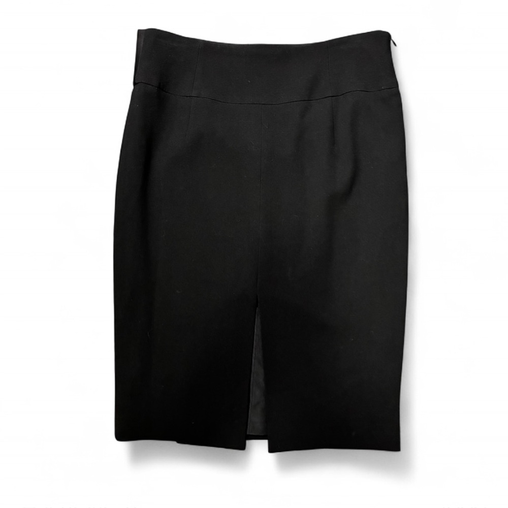 GIORGIO ARMANI- Chic Black Pencil Skirt for Women with a slit - Size :48